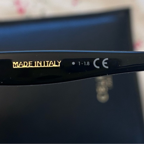 Celine Black Round Eyeglass Frames CL50007F Made in Italy - Picture 4 of 5